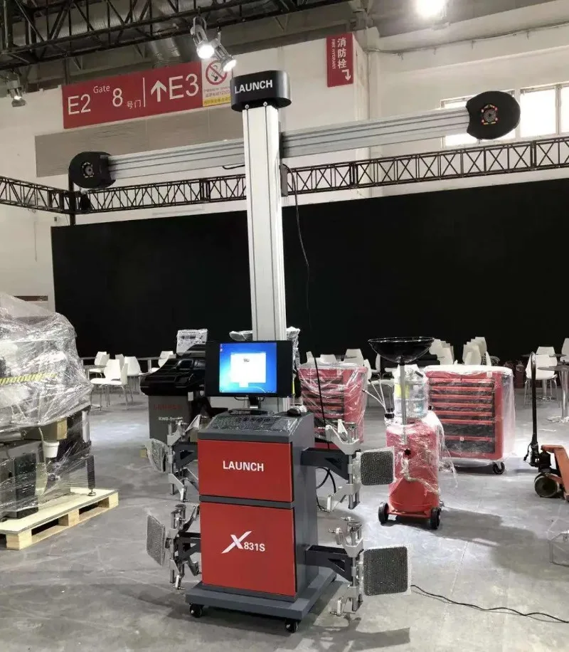 Original Launch X-831E 3d Wheel Alignment Machine Full Set Parts Tool