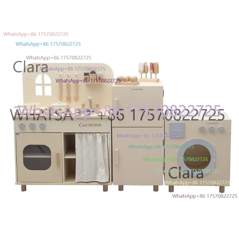 Clara Tools StoreOriginal children's wooden refrigerator cooking set pretend toysClara Tools Store