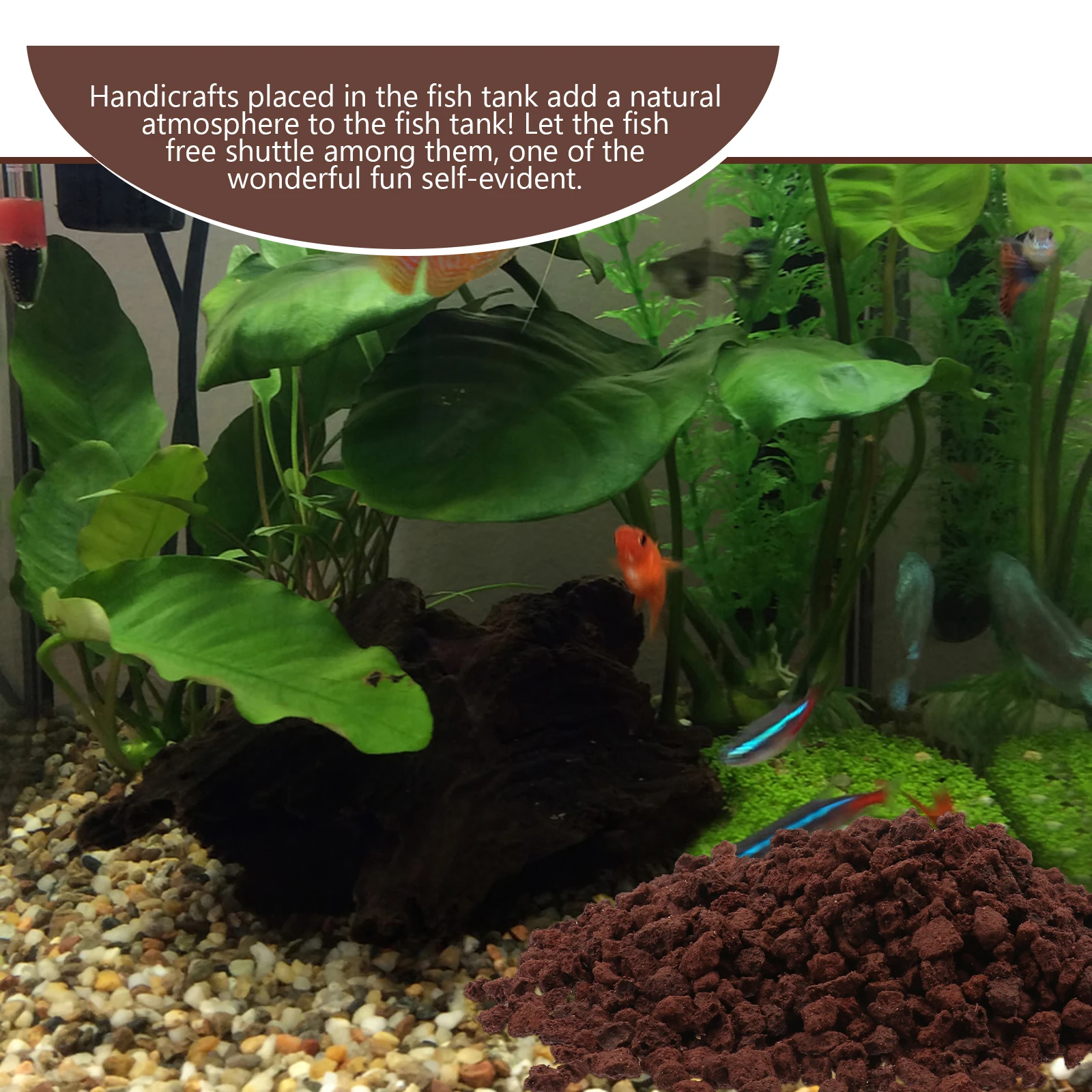 

500G Aquarium Volcanic Rocks Stone Fish Tank Filter Media Effective Filtration Practical Water Purification Stable Environment