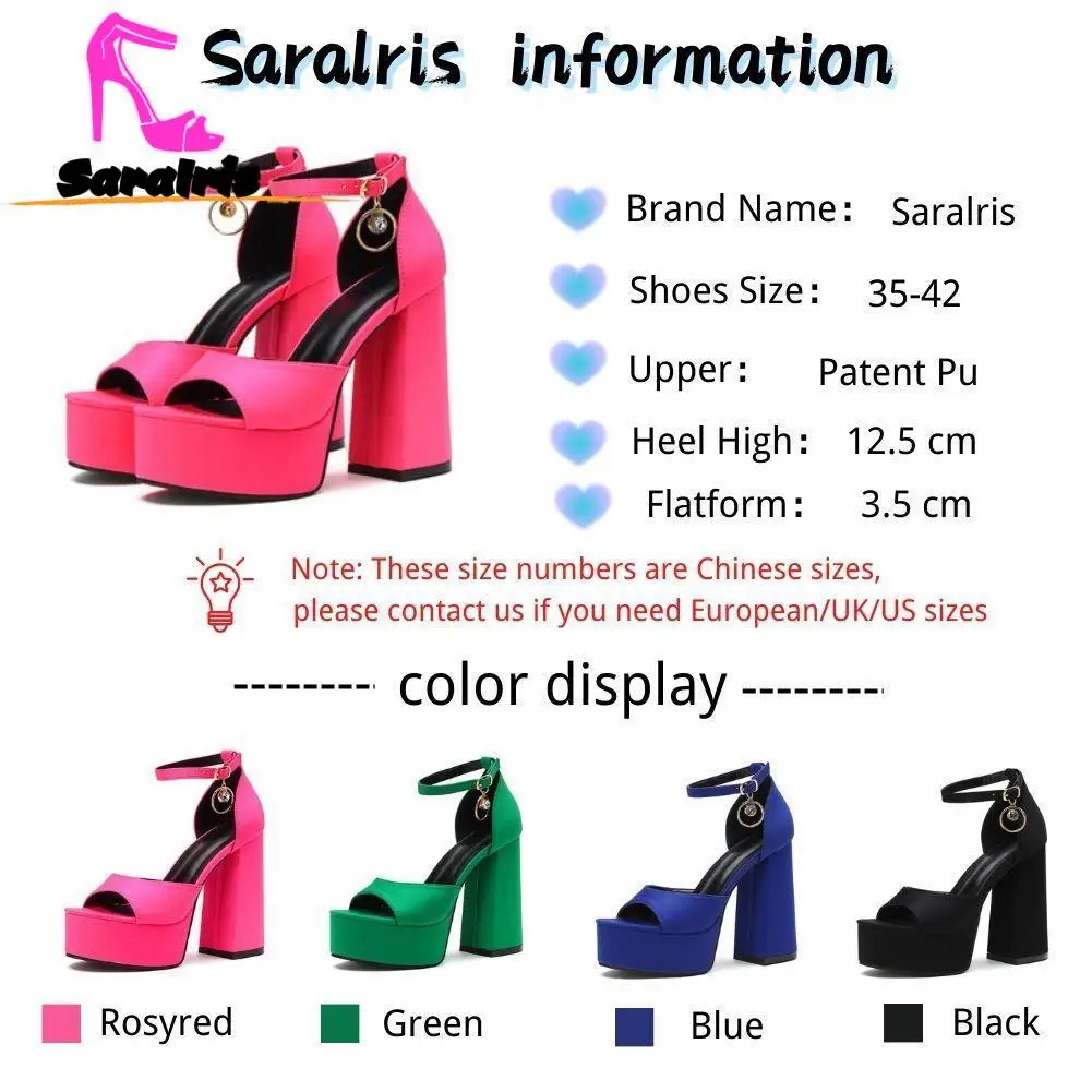 Hot Fashion Super Heeled Sandals 2023 European Style Sexy Ankle Buckle Strap Summer Platform Fish Open Toe Club Queen Sandals