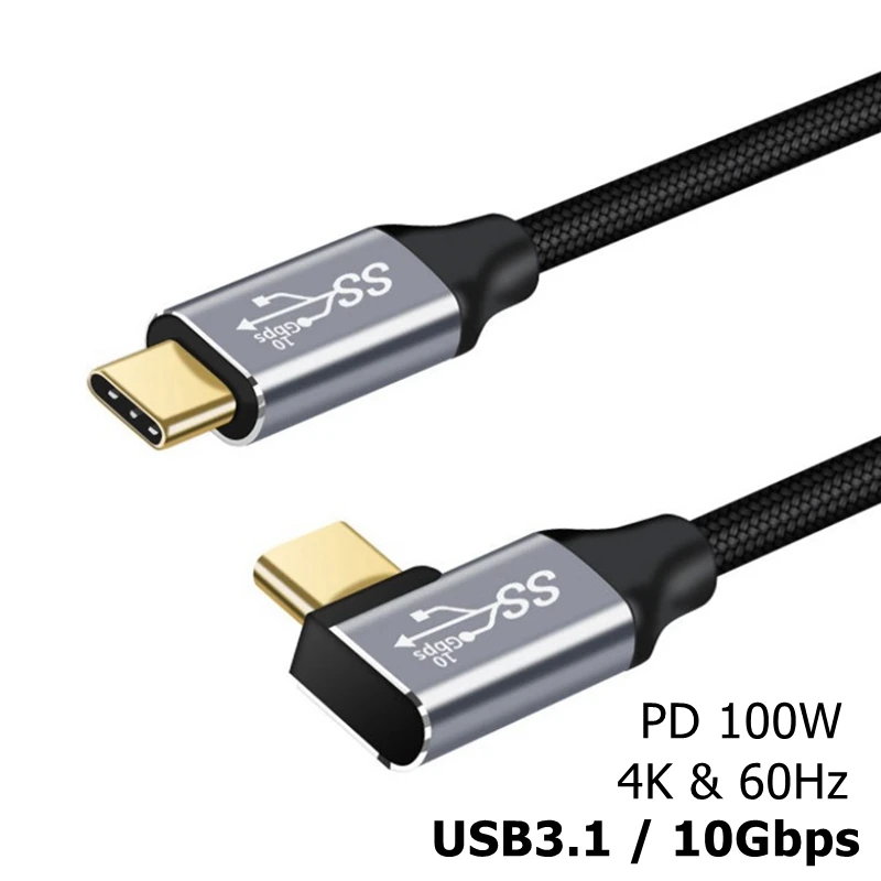 USB 4.0 20Gbps Thunderbolt 3 USB C to C Cable PD 100W 5A Fast Charging USB Type C to C Cable 8K 4K Cable For Macbook Pro 1/2/3m