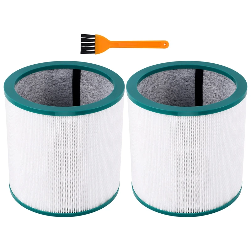 2Pack Replacement TP02 Air Purifier Filters For Dyson Pure Cool Link Models TP01, TP02, TP03, BP01, AM11 Tower Purifier