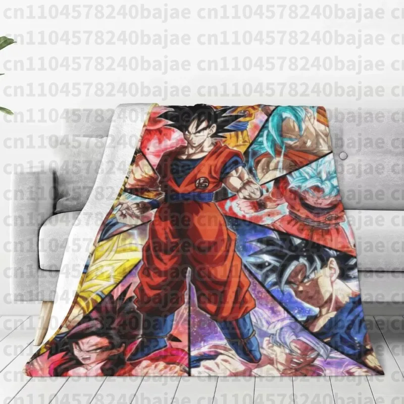 Dragon Ball Majin Buu Charms Plüschdecken, tolle Überwurfdecke für Bett, Sofa, Couch, 125 x 100 cm, Teppichstück