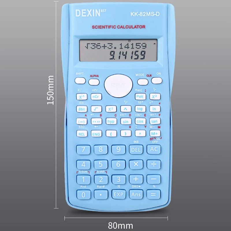 Multifunctional Scientific Calculator Student Simple Portable Big Screen Function Calculator Stationery School Office Supplies