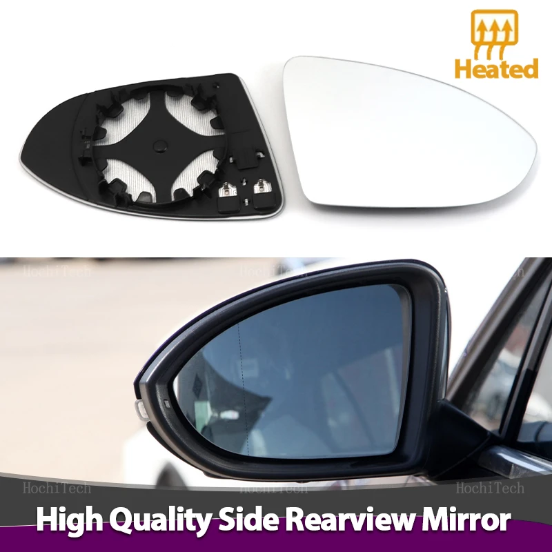 For Volkswagen VW Golf 7 MK7 / MK7.5 GTI GTD 2012-2021 Touran 5T Left or Right Side Wing Mirror Glass Car Rearview Mirror Glass