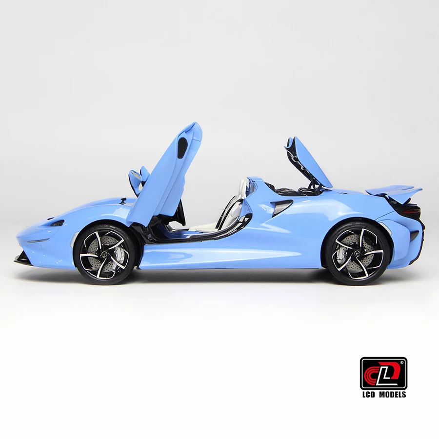 LCD model  1:18 McLaren ELVA alloy car model  Sports car Static ornament Holiday gift Collect  CLD