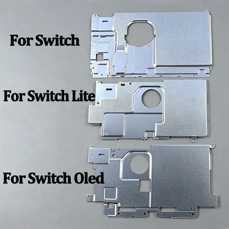 1PC Metal Aluminum Heat Sink Back Plate Cover For Switch NS Lite OLED Console Replacement Cooling Middle Frame Repair Parts