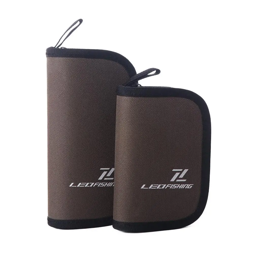 Spoon Spinner Fishing Lures Bag Baits Storage Nylon Cloth Lure Storage Wallet Large Capacity Carrying Case Tackle Bag