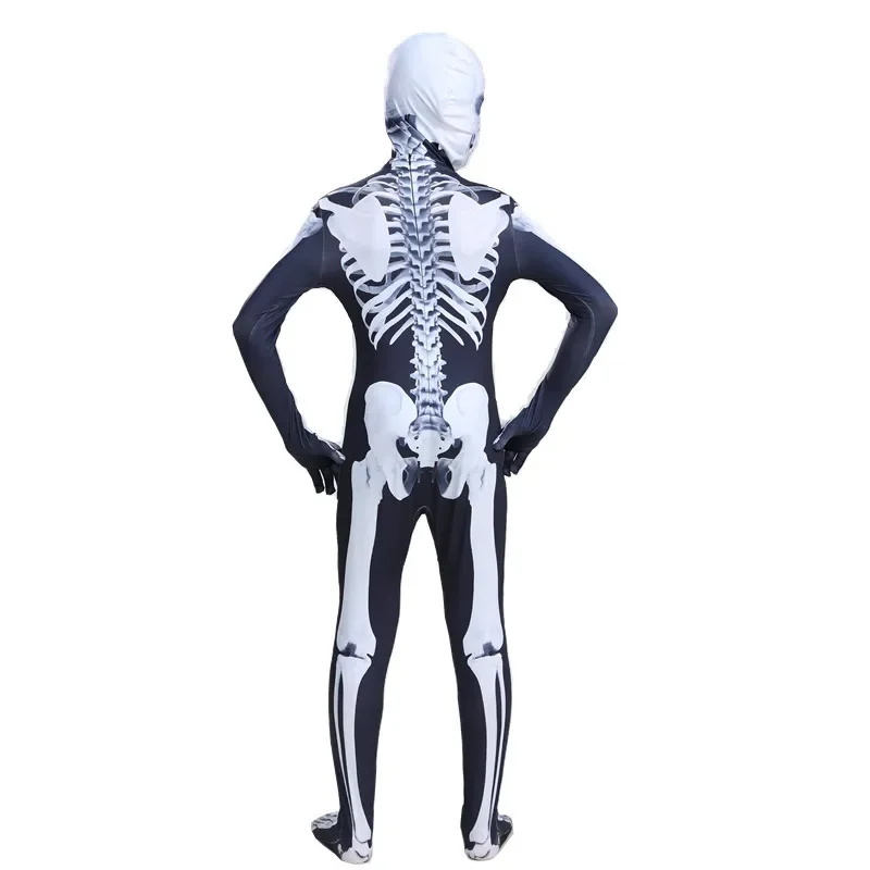 Halloween Cosplay Fantasias para adultos e crianças, palhaço de horror, macacão Zentai, traje mutante, bodysuit, roupas de Natal