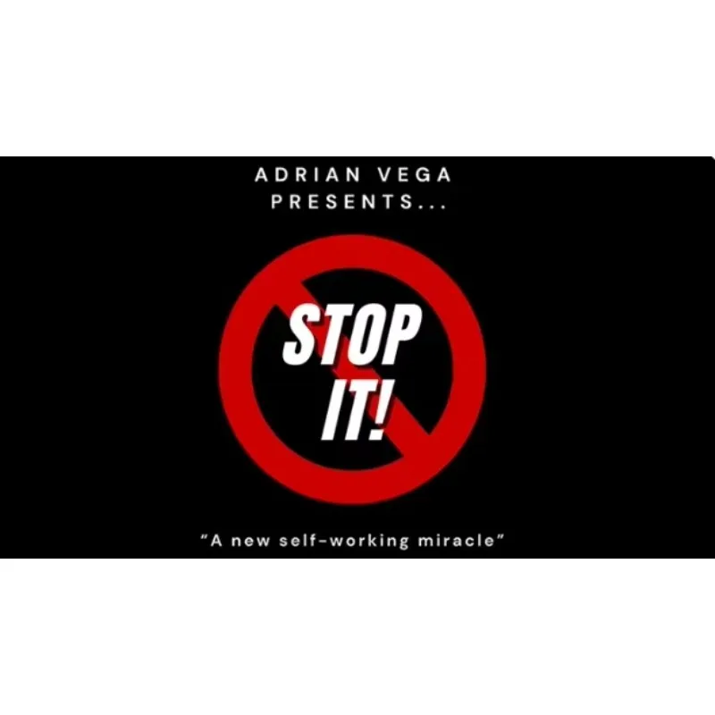 

Stop It! (Gimmicks) By Adrian Vega Card Magic and Trick Decks Close Up Performer Magic Tricks Professional Magician Beginner Bar