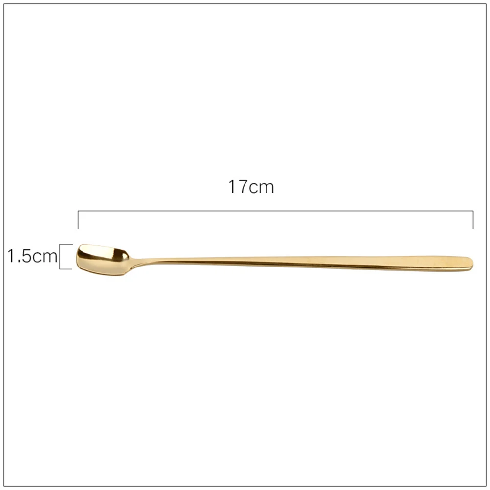 

Coffee Stirrer Stainless Coffee Stir Sticks Steel Bartending Tools Golden Metal Cocktail Drink Swizzle Non Rust Safe