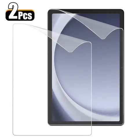 삼성 갤럭시 탭 S7 Fe S9 Fe A9 Plus S6 Lite S7 S8 S9 A8 Plus 보호용 투명 필름용 애완동물 화면 보호기 2개 유리 없음