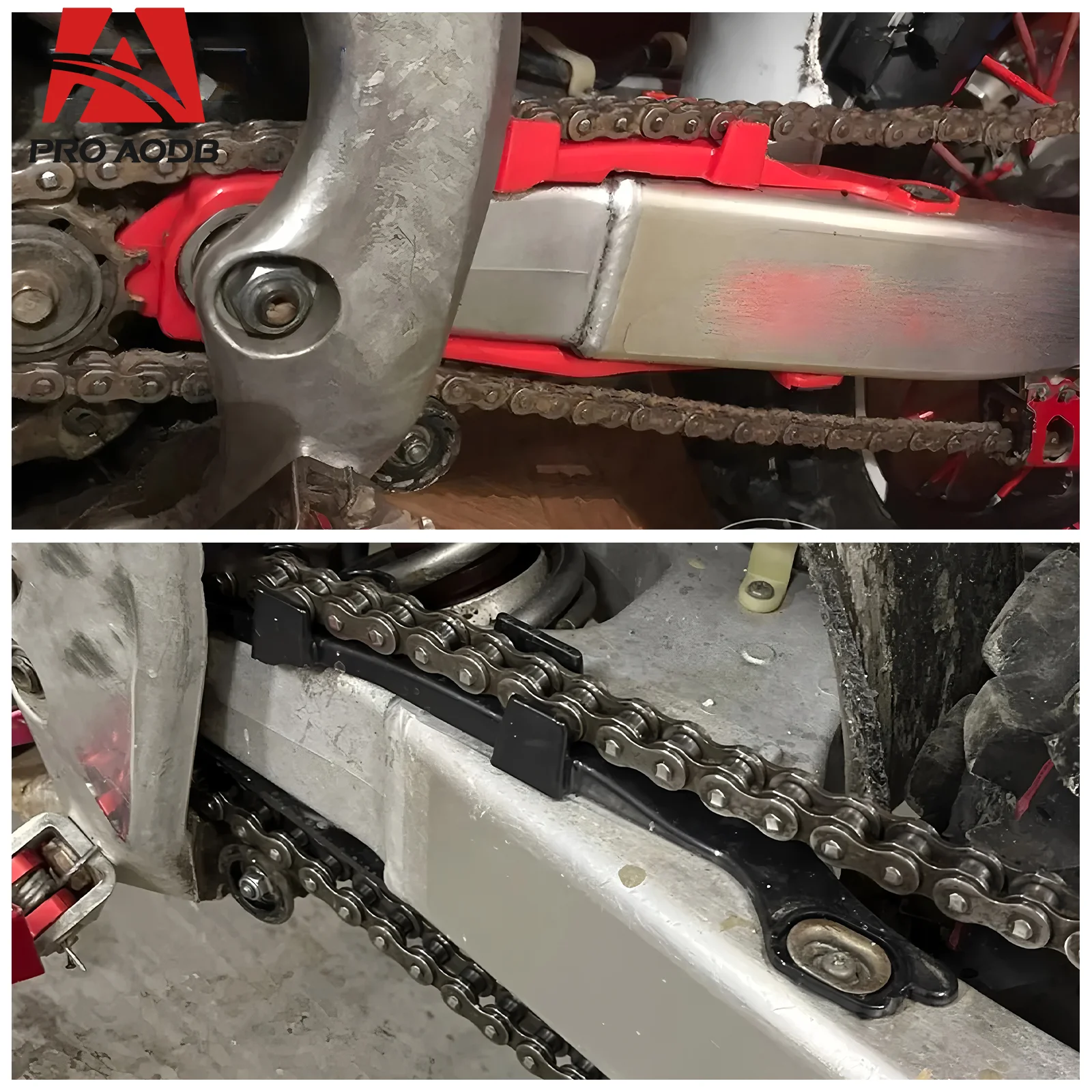 wear-resistant Heavy Duty Swingarm Chain Slider Guide Fit Honda CR CRF 125 250 450 R X 2000-2013 Off Road Modified Accessories - view 3