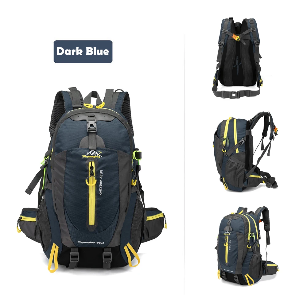 40L Waterproof Traveling Backpack Outdoor Camping Hiking Laptop Daypack Trekking Climbing Back Bags Rucksack For Men Women