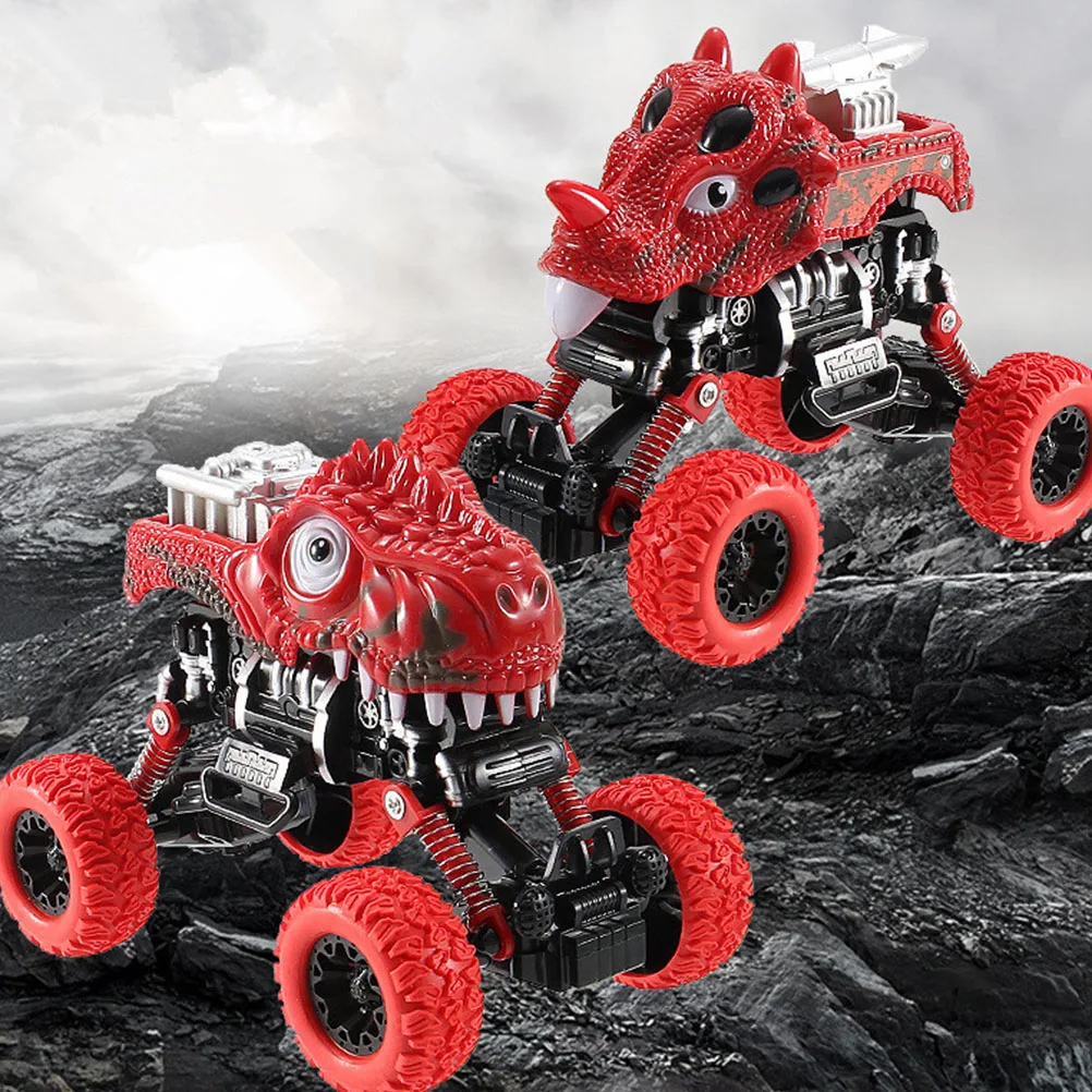 Coche extraíble de dinosaurio grande, vehículo impulsado por fricción, duradero, a prueba de golpes, regalo para niños, coche extraíble