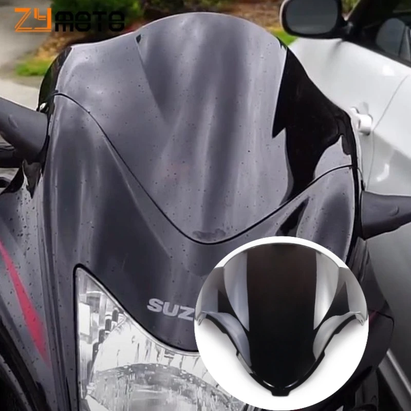

Motorcycle Windshield Windscreen Wind Shield Screen For Hayabusa GSXR1300 1999 2000 2001 2002 2003 2004 2005 2006 2007
