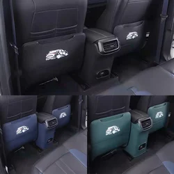 For Trumpchi GAC GS3 Emzoom 2022-2024 Accessories Leather Car Front Seat Rear Anti Kick Dust Board Pad Frame Cover Interior