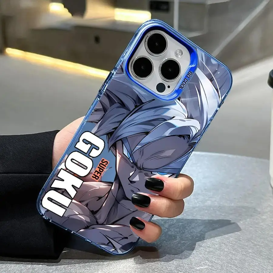Beliebte Dragon Ball Saiyajin Goku Soft Cover Handyhülle für iPhone 14 15 16 Plus 11 12 13 Pro Max 16e 17 Air