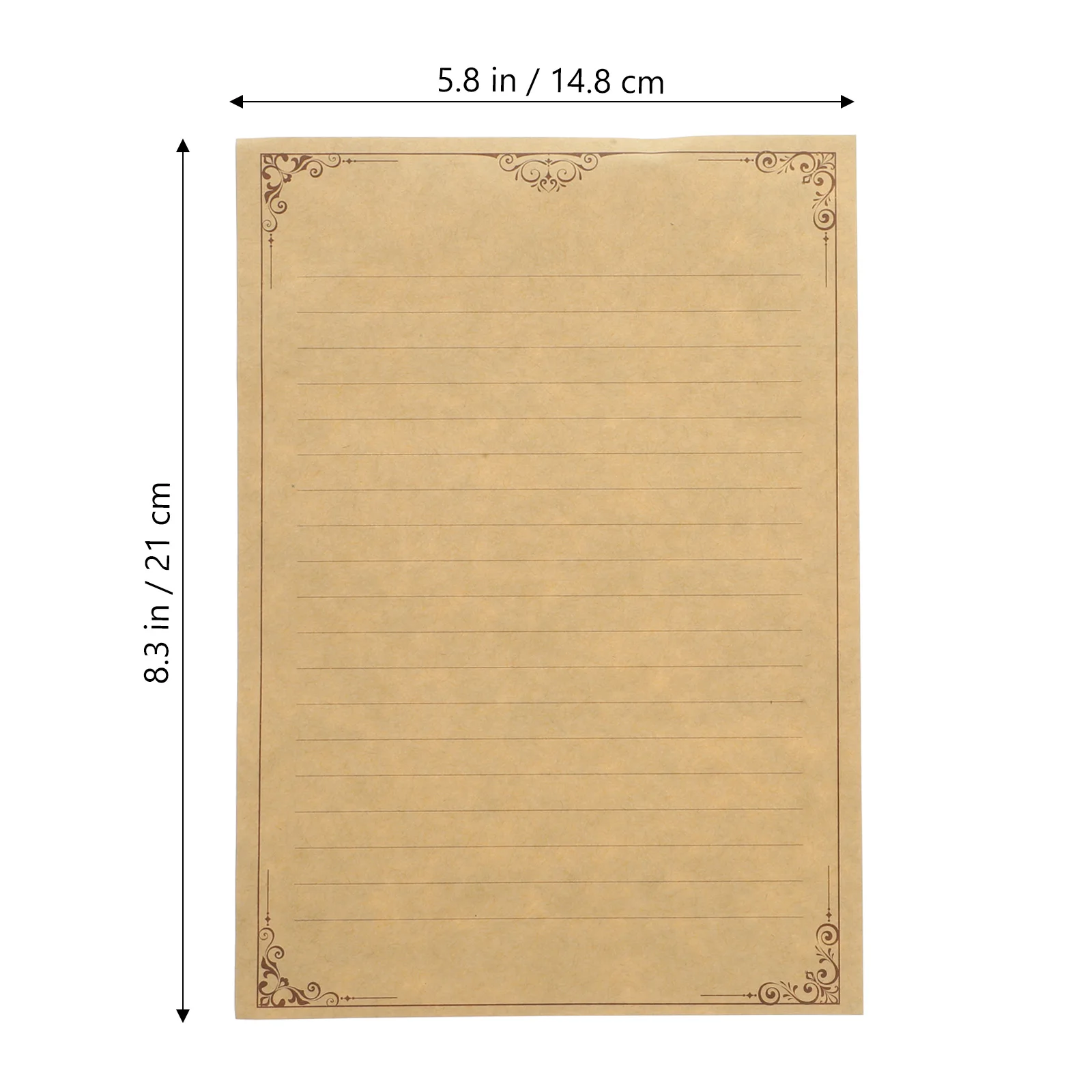 

2 Sets Retro Letter Envelope Kit A5 Writing Paper Travelers Notepad Insert Vintage Style Stationery Supplies Gift Notes Poems