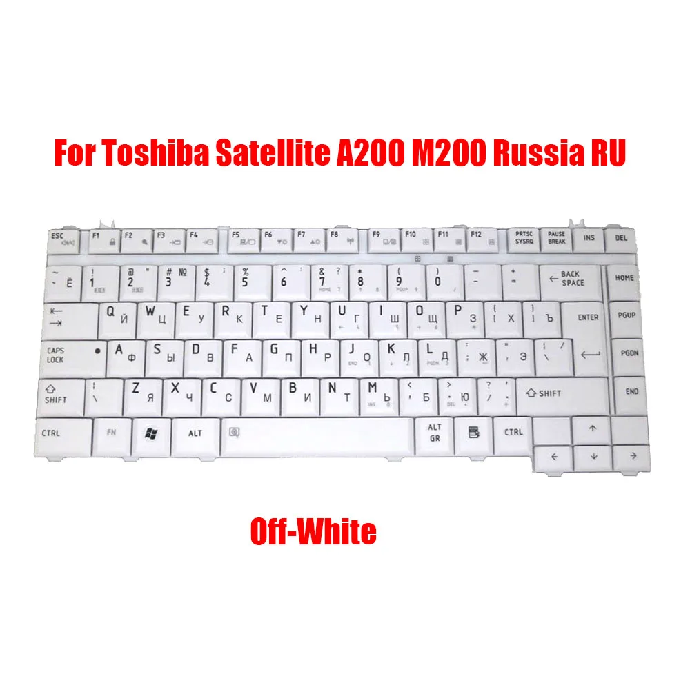 

UK RU FR Laptop Keyboard For Toshiba Satellite A200 A300 M200 M300 M500 L300 L305 9J.N9082.B0R Russia French United Kingdom