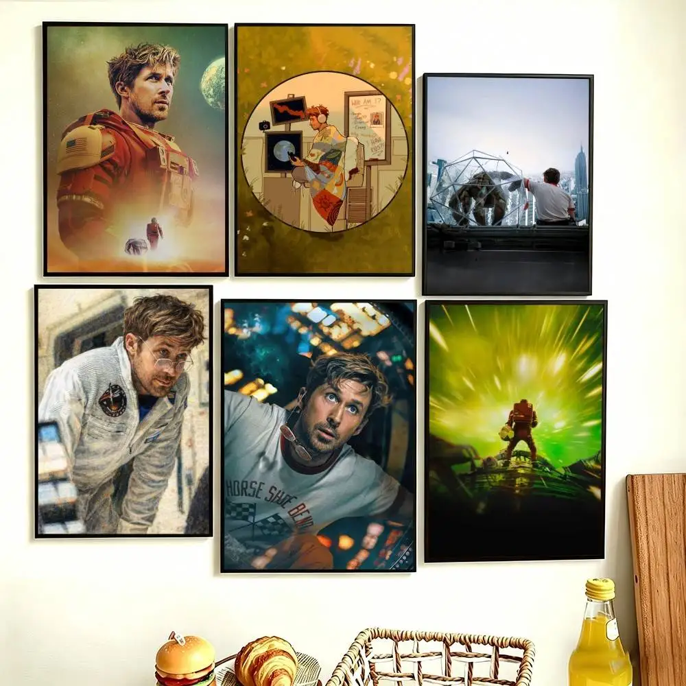 

R-Ryland G-grace Poster Perfect Space Sticker Self Adhesive for Office Home Theater Wall Art Decor Fancy Gift