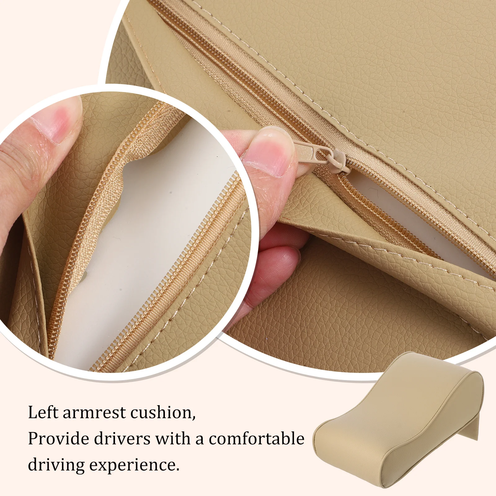 

Car Armrest Pad Soft Cushioned Comfortable Driving Fit Various Cars Center Console Pad Car Interior Accessories