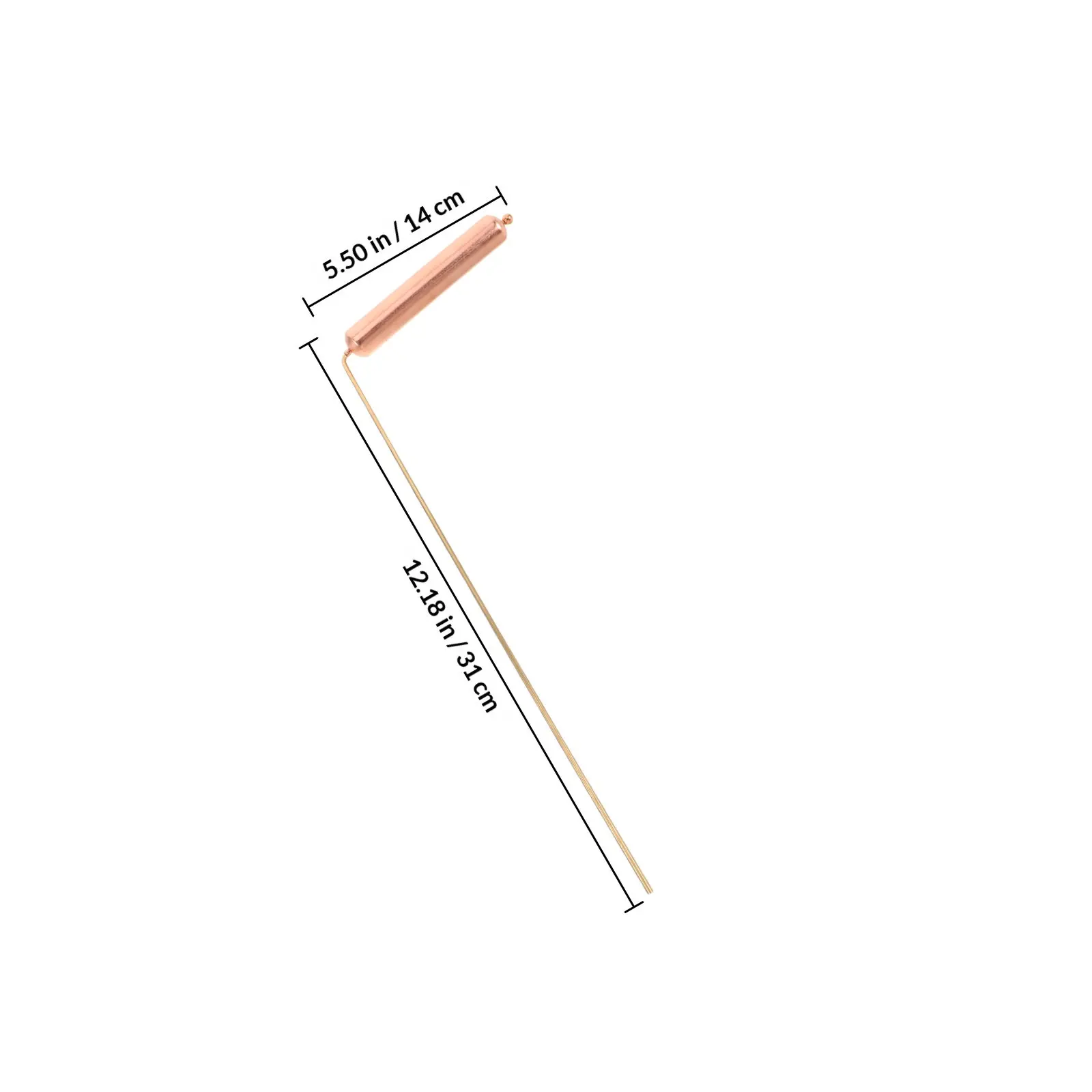 2Pcs Copper Dowsing Rods High Precision Water Divination Treasure Locating Versatile Paranormal Equipment view 6