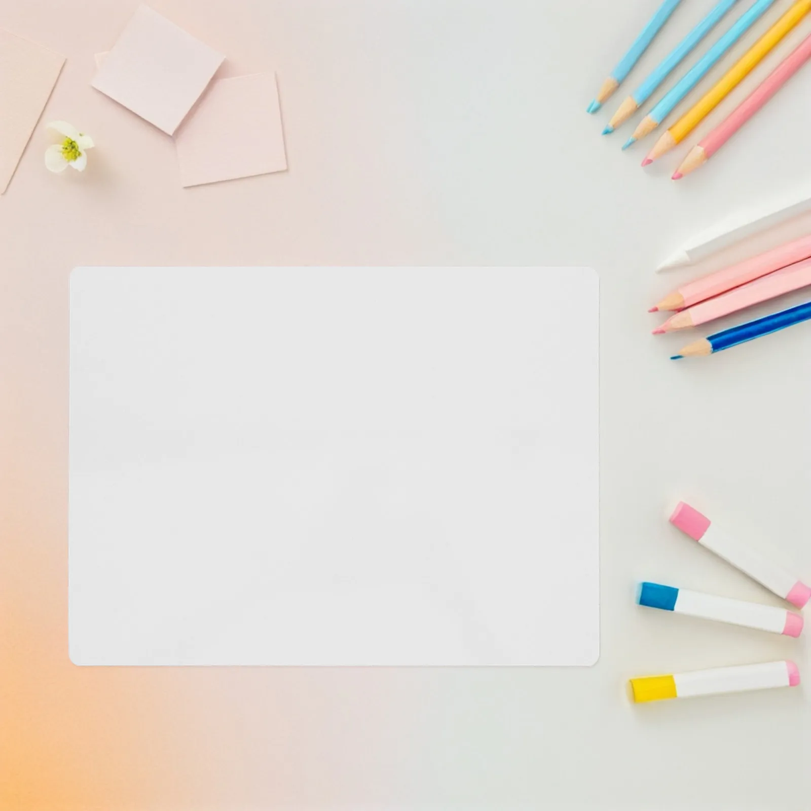 

Маленькая двусторонняя портативная доска для записей, легкая, для студентов и учителей, для заметок и сообщений