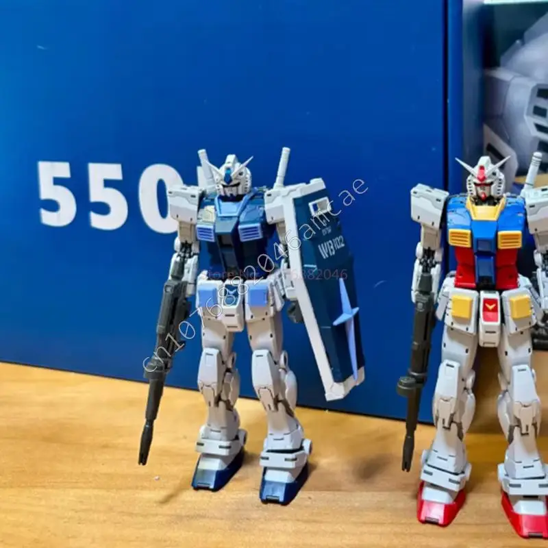 Hot Changlong 5501 Rx-78-2 Ver 2.0 Rg 1/144 Model Assemblagemodel Beweegbare gewrichten Basiskleur Collectible Robot Kits Modellen Kid Speelgoed