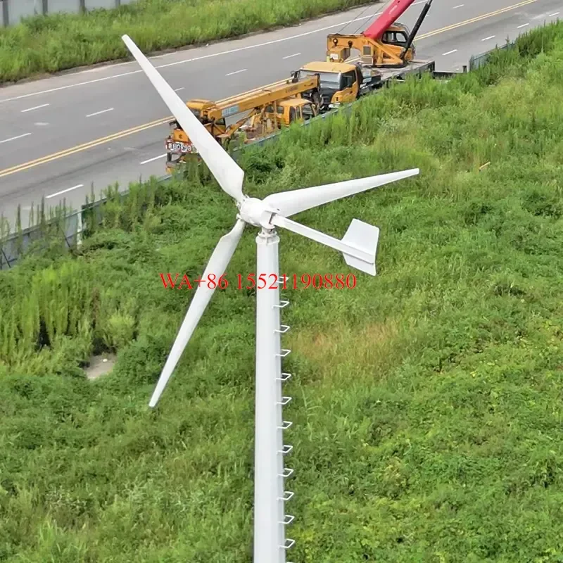 WMWMNU for NE 5KW Wind Turbine Generator 220V 380V with 5.8m Rotor and Three Blades