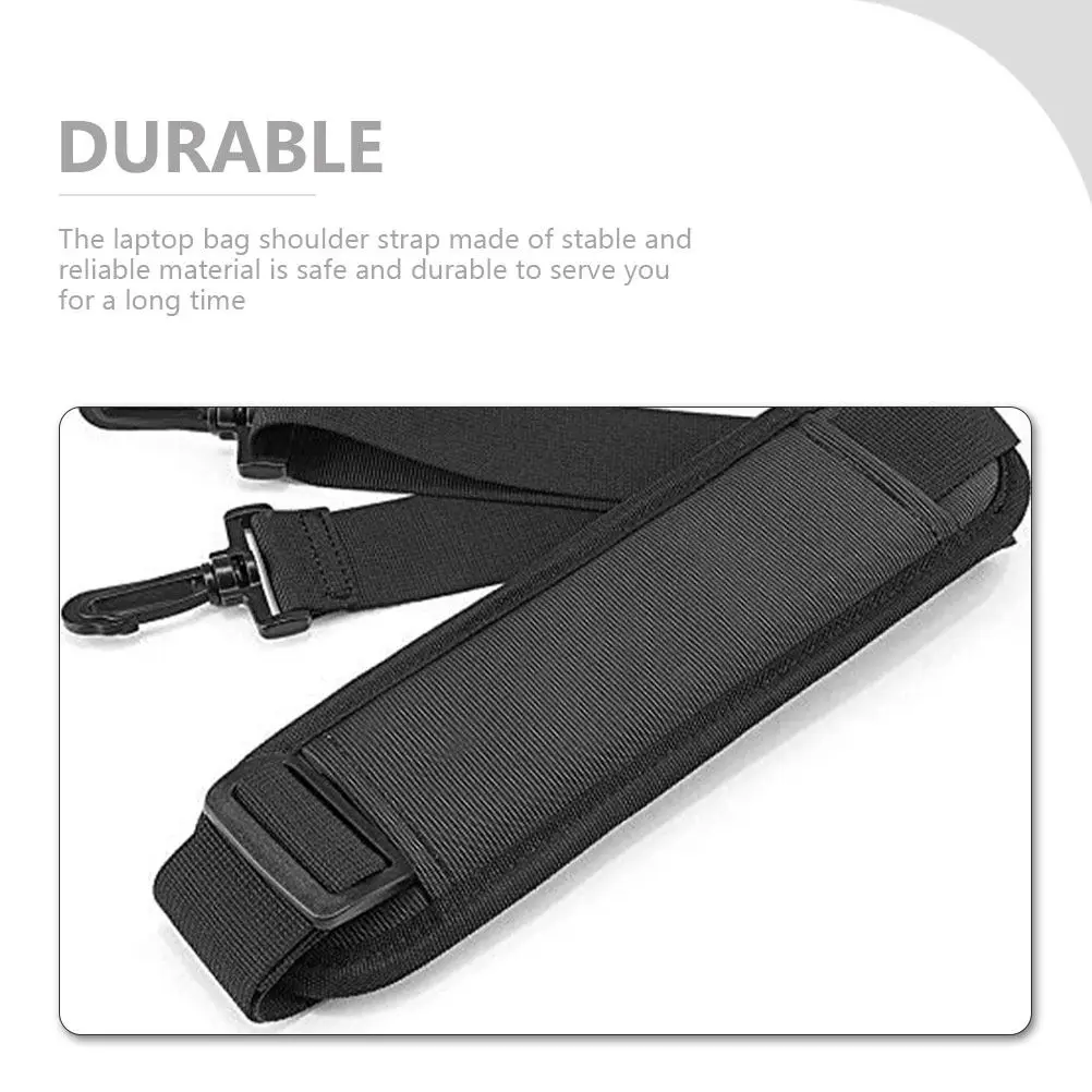 Soft Wide Adjustable Crossbody Shoulder Strap for Camera Bag Laptop Handbag Purse Replacement Strap with Buckles Bag Accessories