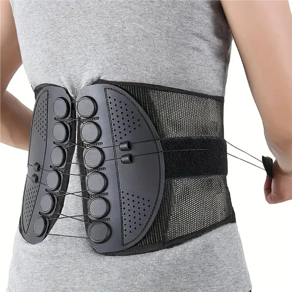 

Unisex Lumbar Support Wrap Breathable Waist Back Brace Protector Guard for Posture Corrector Waist Warm