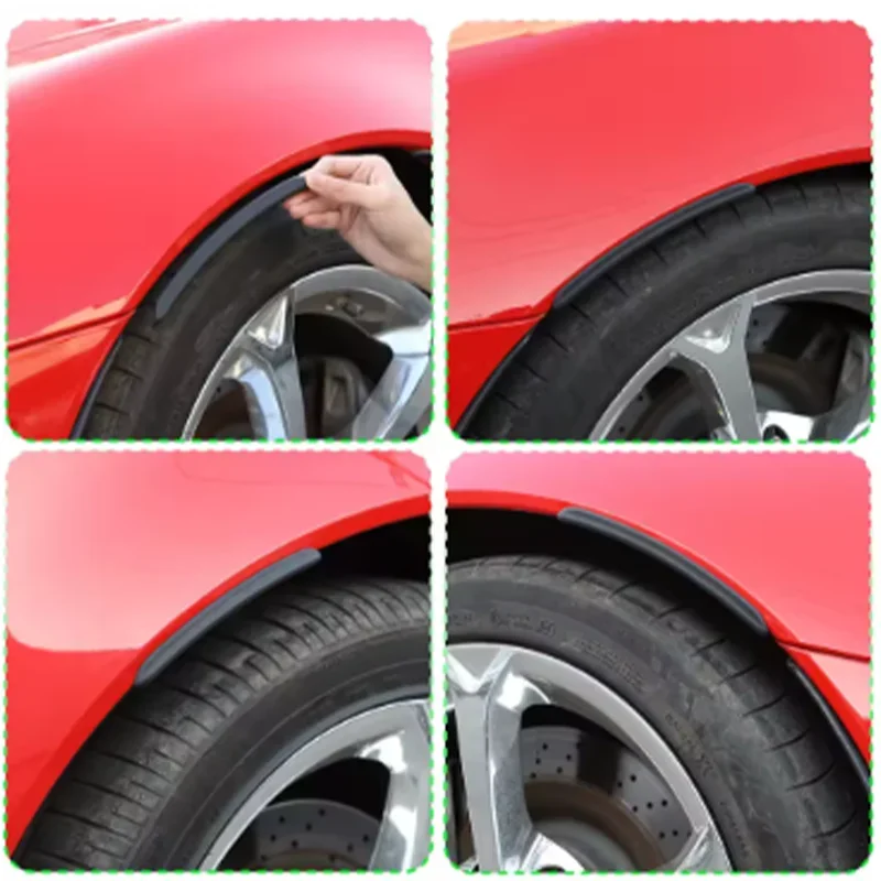Soft Fender Flare Arch Protector Sticker Universal Anti Scratch Anti Collision Strip Mud Flaps For Car Exterior Spare Parts view 6