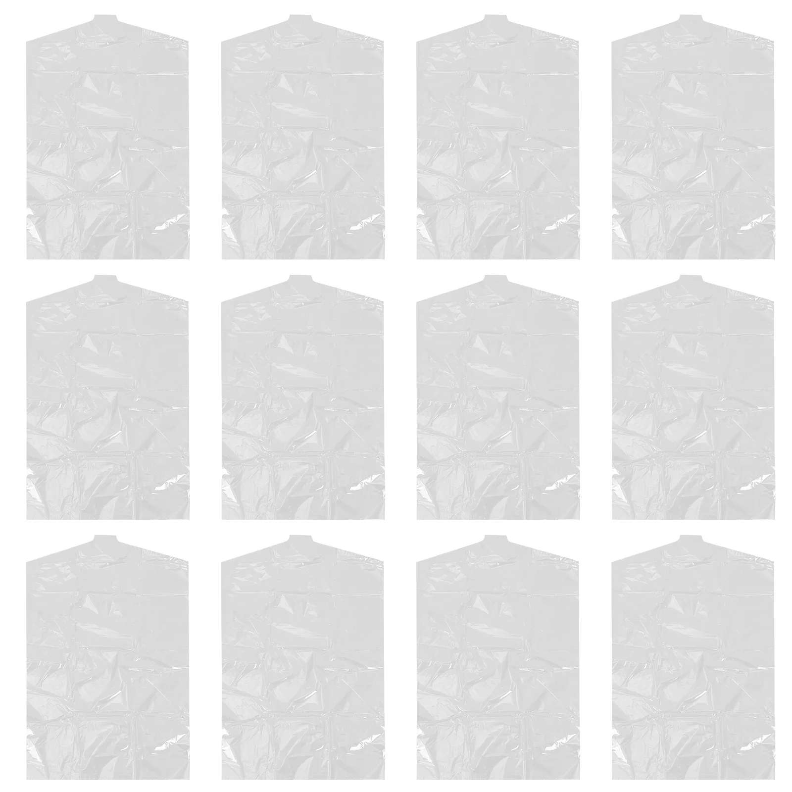 

30pcs Clear Suit Bags For Closet Storage Transparent Garment Bags For Dresses Coats And Uniforms Dustproof Clothing Storage