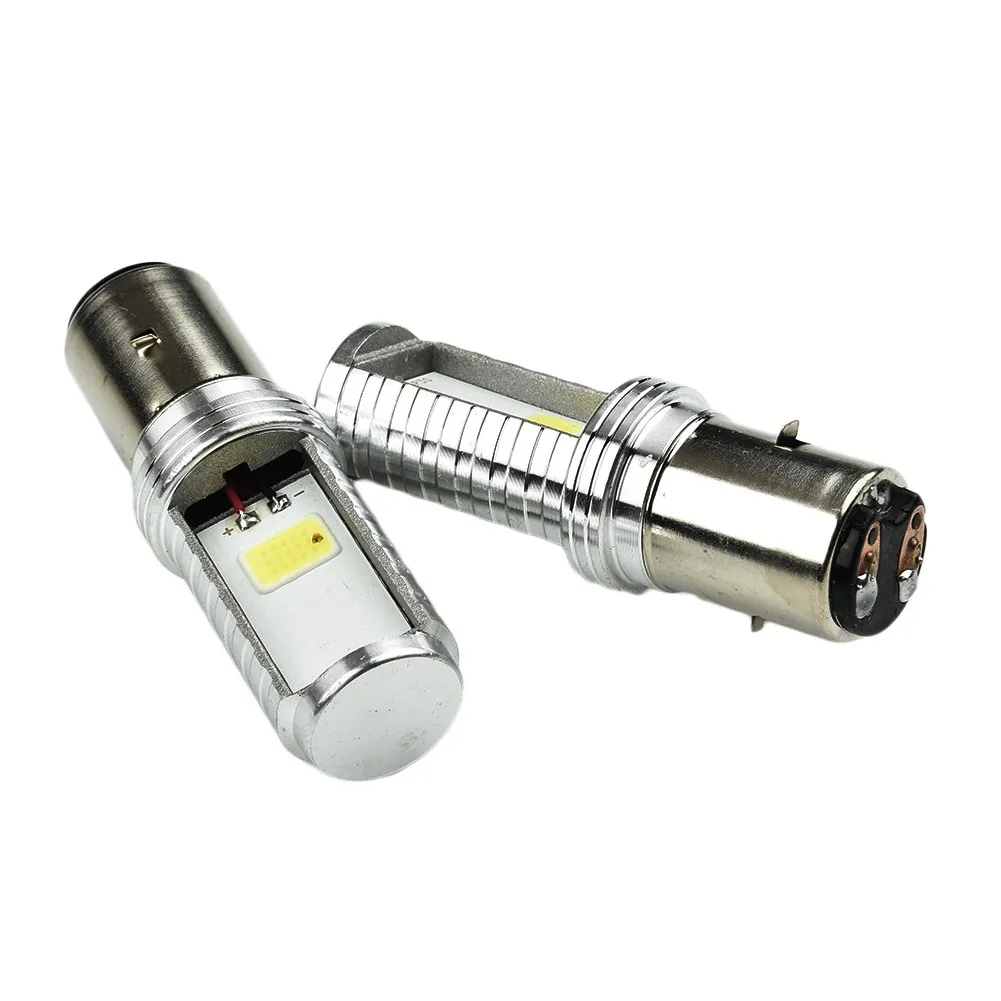 2pcs/set BA20D H6 S2 Motorcycle Car LED Headlight Lamp Hi/Low Beam Conversion White Bulbs Car Modeling Fog Light Kits