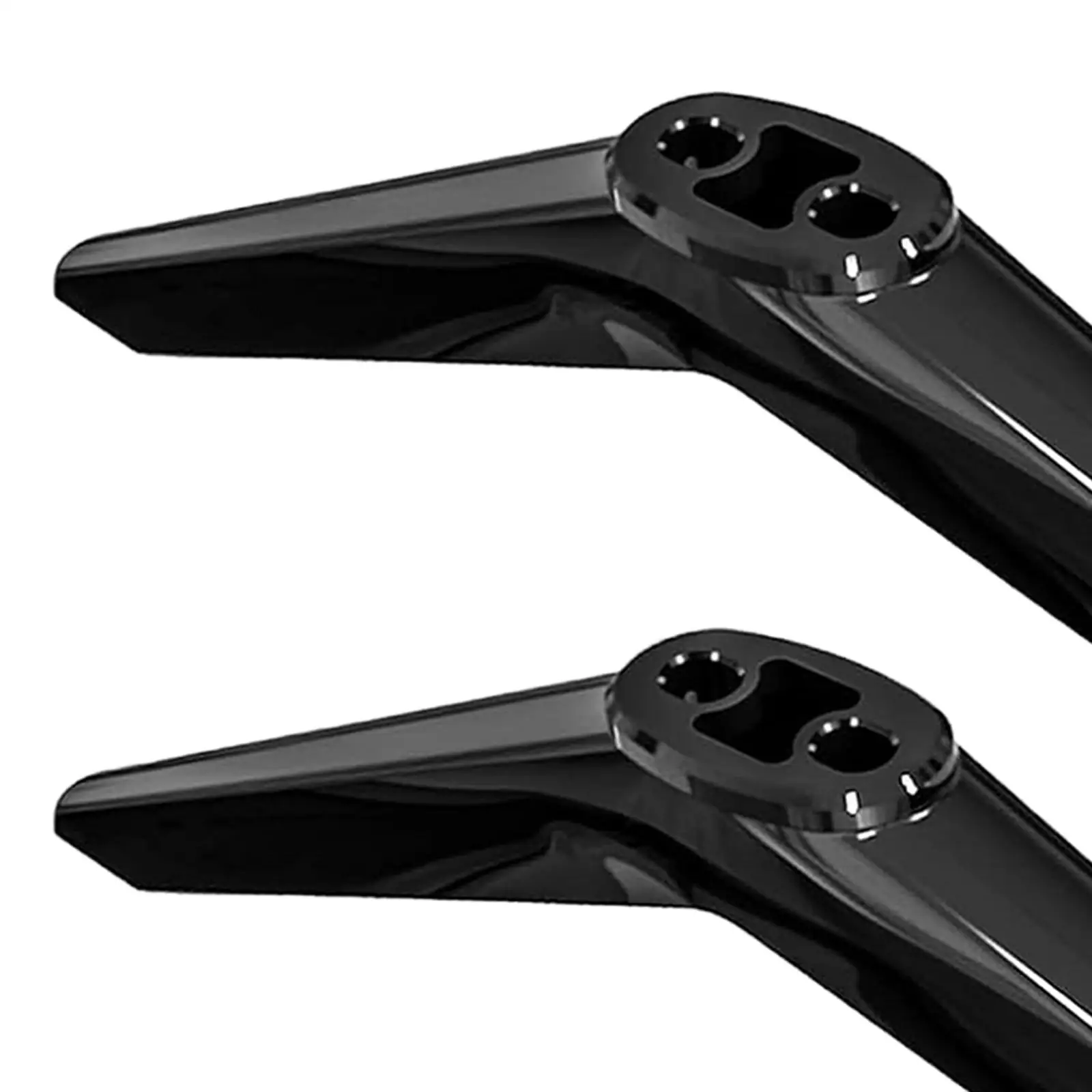 0.45-0.94인치 구멍 간격 액세서리용 간단한 조립 TV 베이스 스탠드 2개