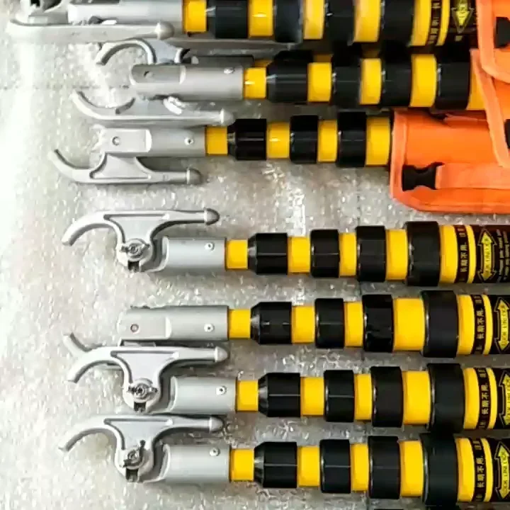 3-10M Triangle Fiberglass FRP High Voltage Telescopic Hot Stick Insulated Operating Rod for  Laboratory Insulation