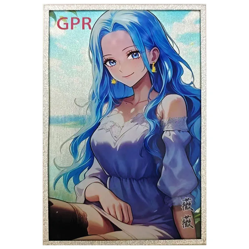 Anime Goddess Story ONE PIECE Rare GPR Carta da collezione Yamato Shirahoshi Hancock Vivi Nami Reiju Giocattolo per ragazzo Regalo di compleanno