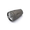 RCPT-BLK TAILCAP DE