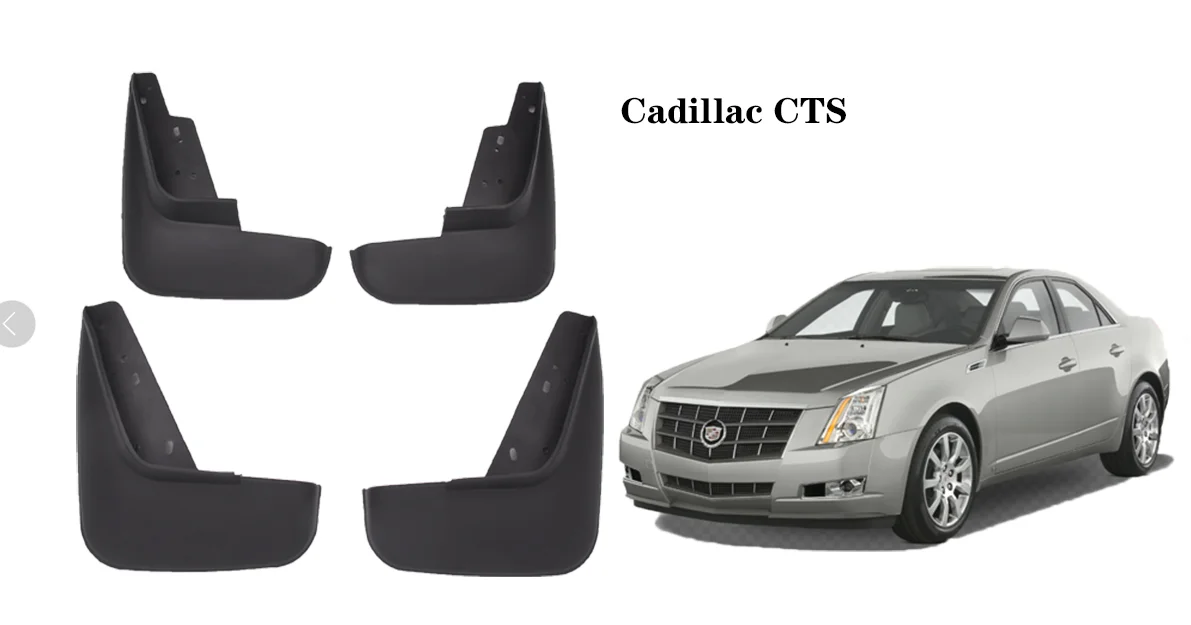 

Fender Car Mudflaps Mud Guards For Cadillac CTS 2007 - 2013 4pcs/set Mud Flaps Splash Guards Mud Fenders Mudguards Accessories