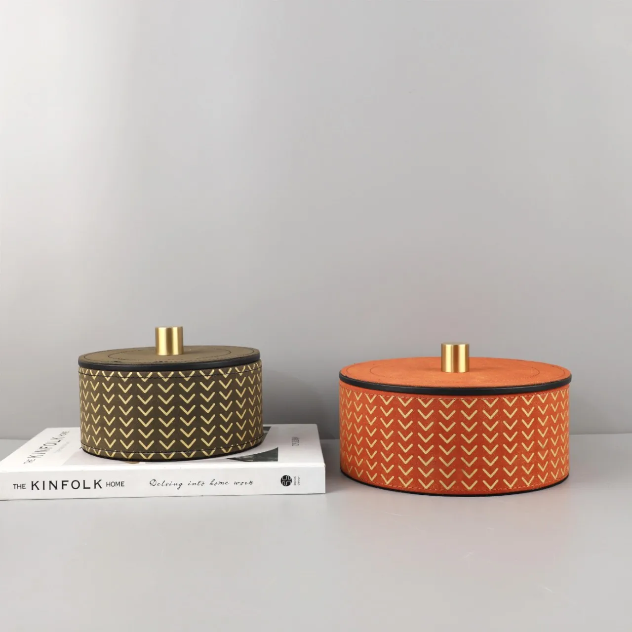 

Modern Luxury Leather Jewelry Box, Storage Box, Home Decoration Ornaments