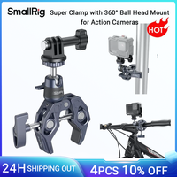 SmallRig Super Clamp Camera Mount Clamp with 360° Ballhead Quick Release Adapter for Gopro Camera Monitor LED Light -4102