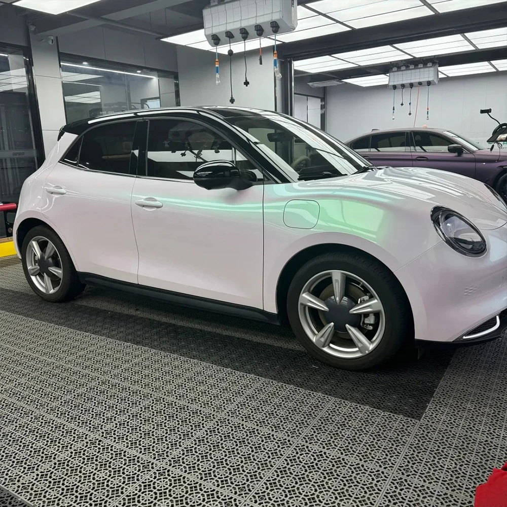 

Автомобильная наклейка глянцевая Аврора белая авто виниловая пленка для замены цвета виниловая пленка ПВХ ПЭТ без пузырьков автомобильные аксессуары авто наклейки