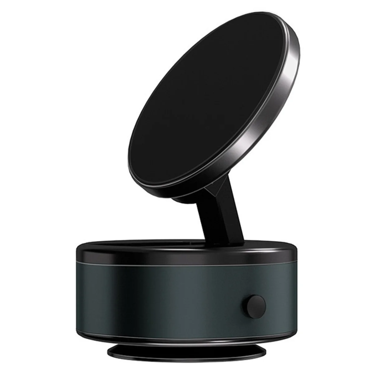 Vacuum Phone Holder Suction Cup Folding Car Phone Stand Navigation Stand for IPhone 12/13/14/15 Series Model Black+Green