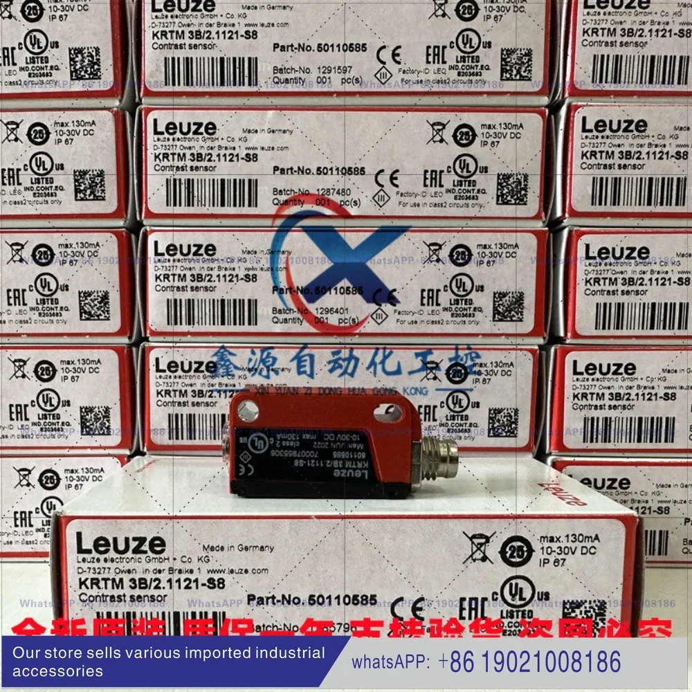 LEUZE Laoyi Testing Color Label Sensor KRTM 3B/2.1121-S8 KRT3CM. L3S2/2T-M8