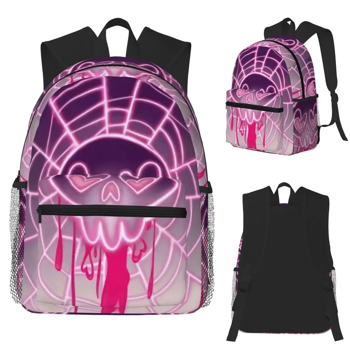 

Angel Dust Hazbins Student Backpack School Bag Hiking Travel Daypack for Men Women Fashion Bookbag Shoulder Bags