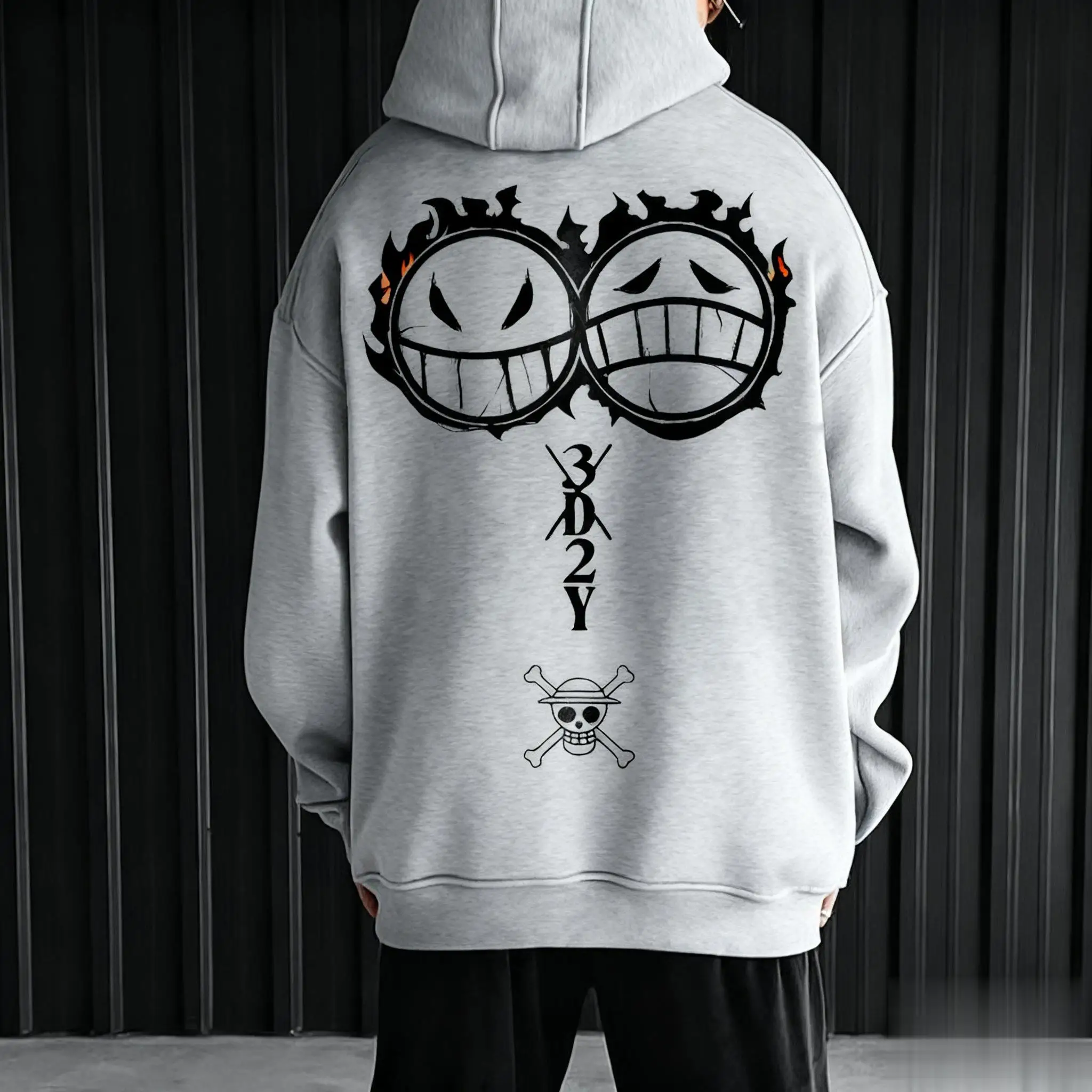 

Новая осенняя модная цельная соломенная шляпа в стиле аниме, толстовка с принтом для мужчин и женщин, уличная одежда, повседневный пуловер большого размера, толстовка унисекс