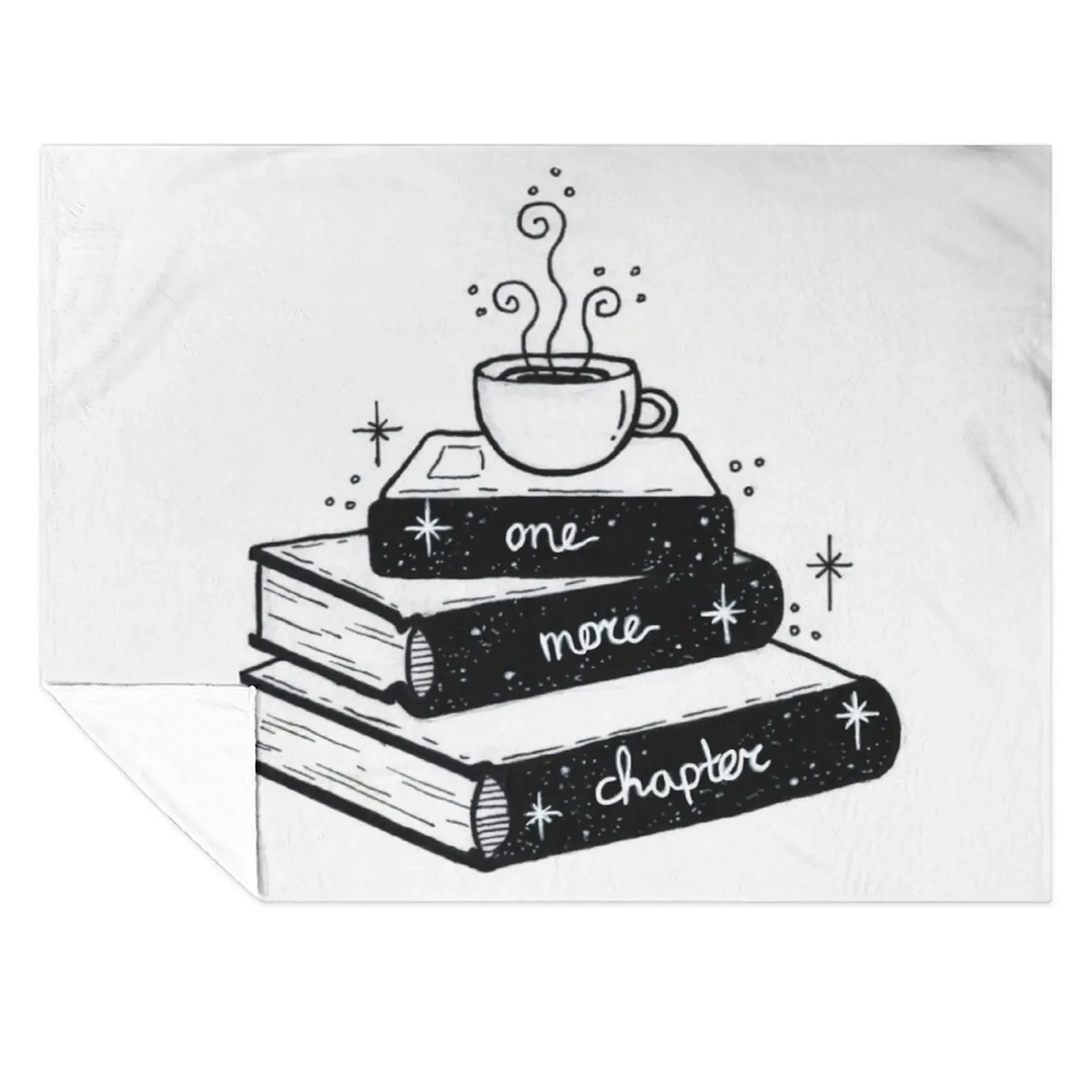 

One More Chapter Throw Blanket Retros Personalized Gift warm for winter For Baby Blankets