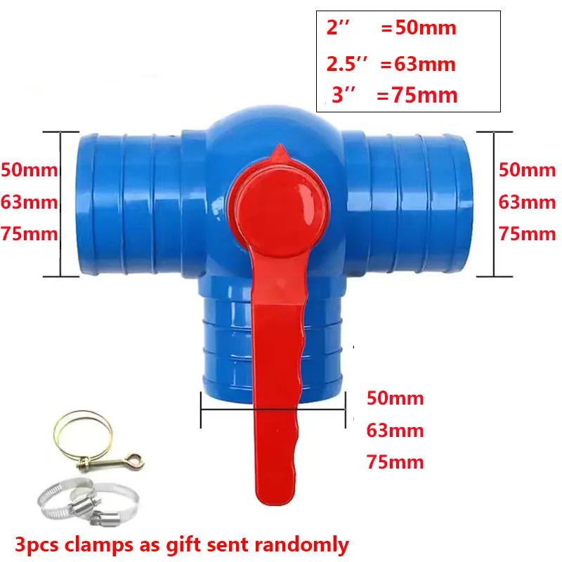 2 \'\'2.5\'\' 3\'\'zawór elektromagnetyczny zawór kulowy do wody zawór trójdrożny rolnicze mikro-spray akcesoria do paska elektrozawór nawadniania