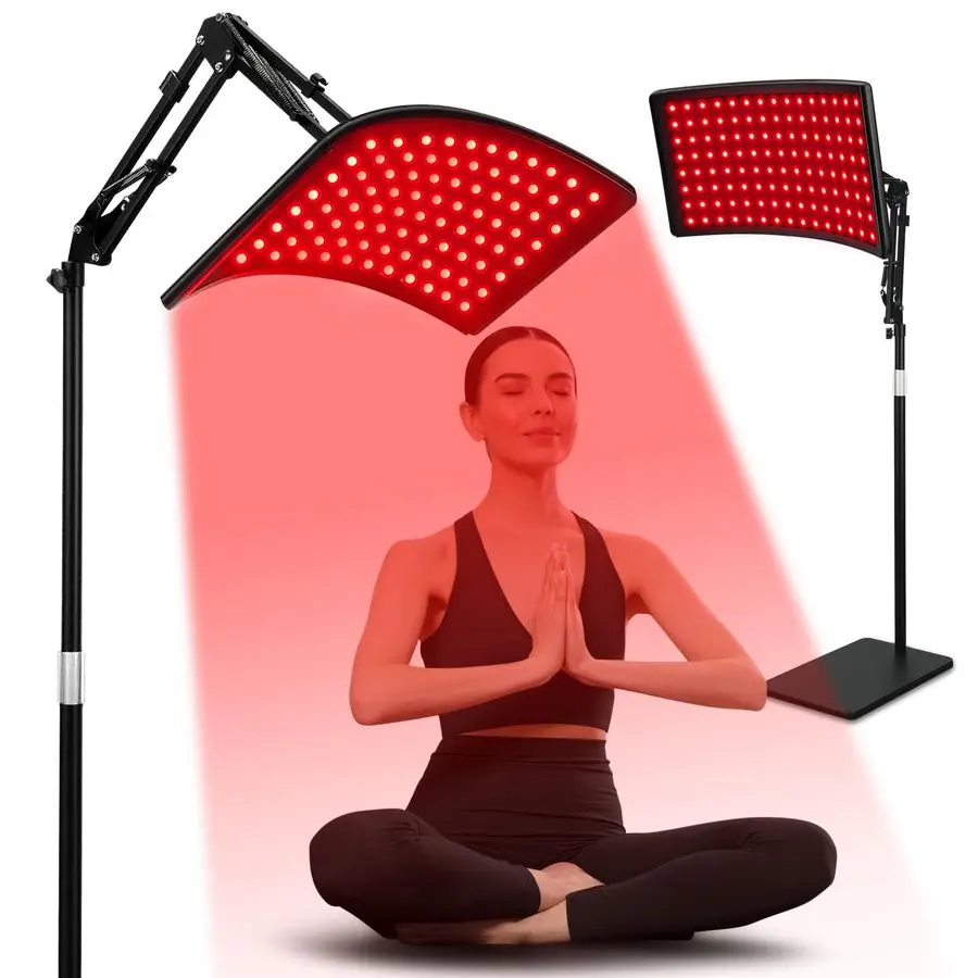 

Red Light Therapy for Face and Body, Red Infrared Light Therapy Lamp with Stand Led 660nm Red LightTherapy 850nm Infrared Light